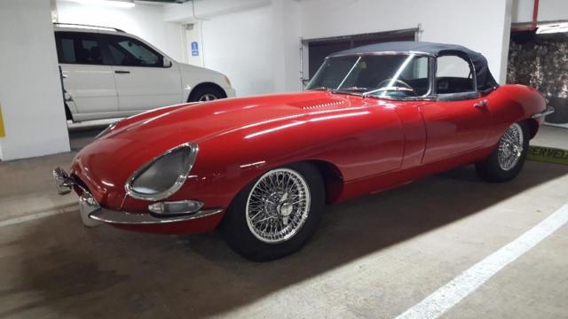 1967 Red Jaguar E-Type Convertible