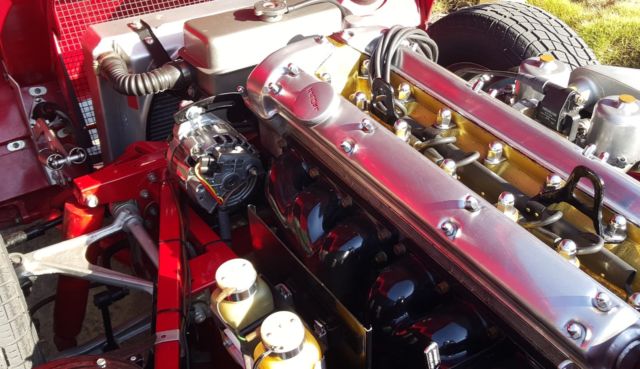 1967 Red Jaguar E-Type Convertible