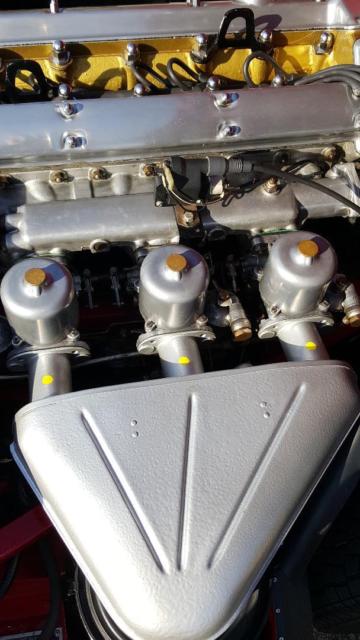 1967 Red Jaguar E-Type Convertible