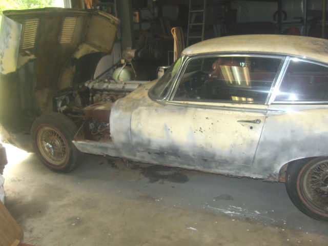 1967 Primrose Yellow Jaguar E-Type Coupe