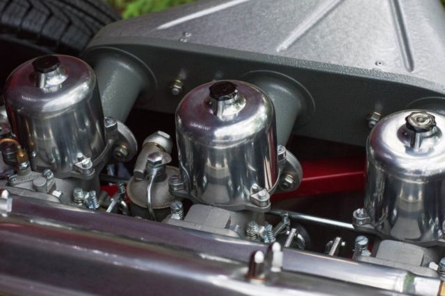 1967 Red Jaguar E-Type Convertible