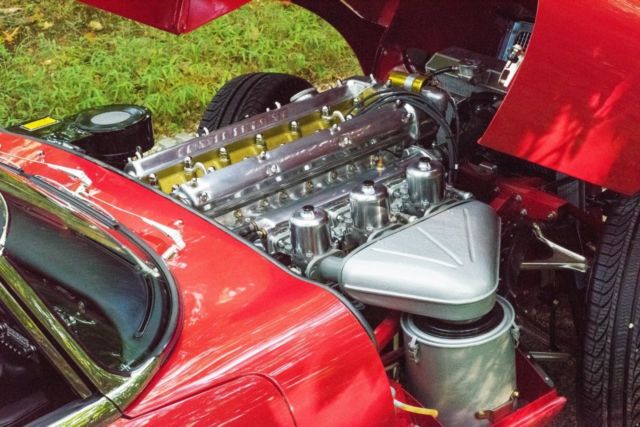 1967 Red Jaguar E-Type Convertible
