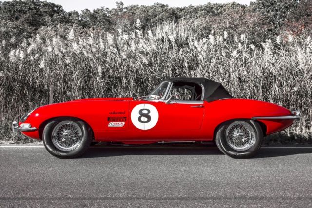 1967 Red Jaguar E-Type Convertible