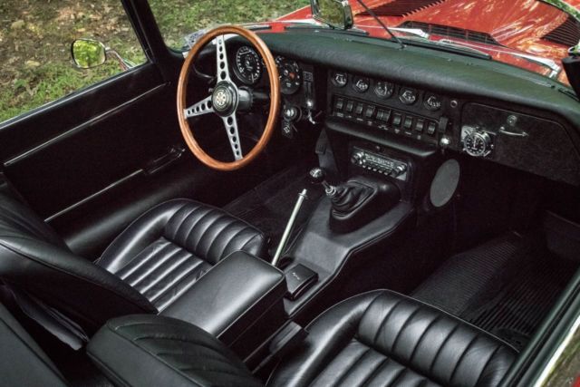 1967 Red Jaguar E-Type Convertible