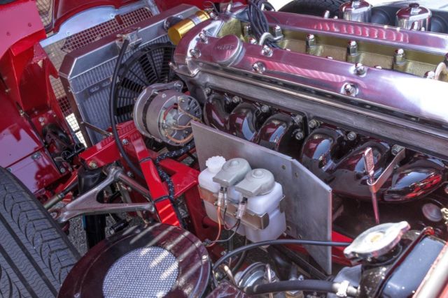 1967 Red Jaguar E-Type Convertible