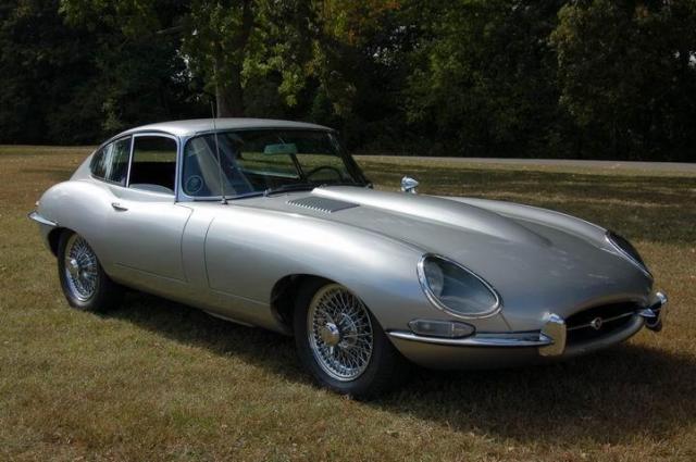 1967 Silver Jaguar E-Type Coupe