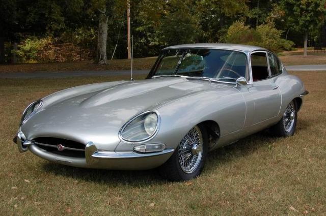 1967 Silver Jaguar E-Type Coupe