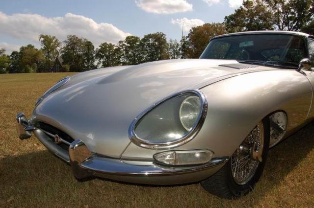 1967 Silver Jaguar E-Type Coupe