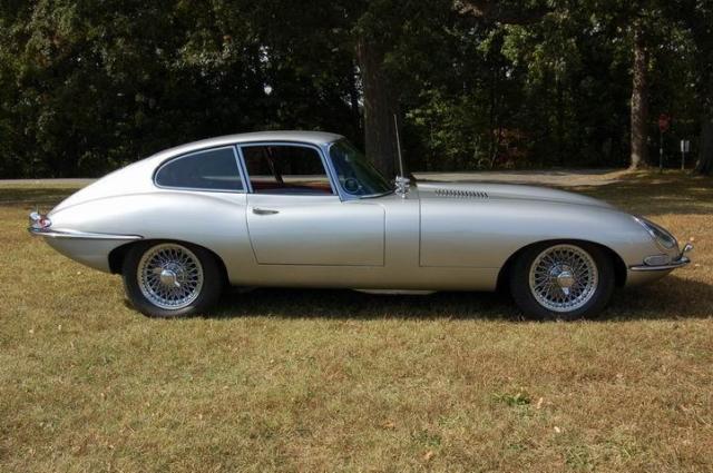 1967 Silver Jaguar E-Type Coupe