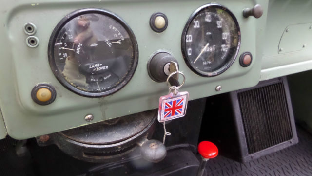 1967 Green Land Rover Defender SUV