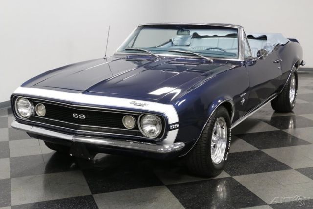 1967 Blue Chevrolet Camaro