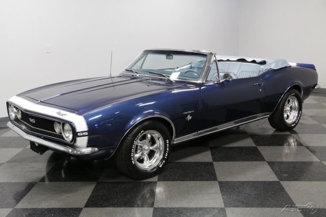 1967 Blue Chevrolet Camaro