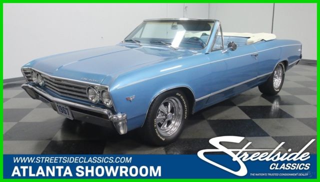 1967 Blue Chevrolet Malibu