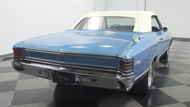 1967 Blue Chevrolet Malibu