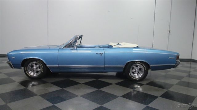 1967 Blue Chevrolet Malibu