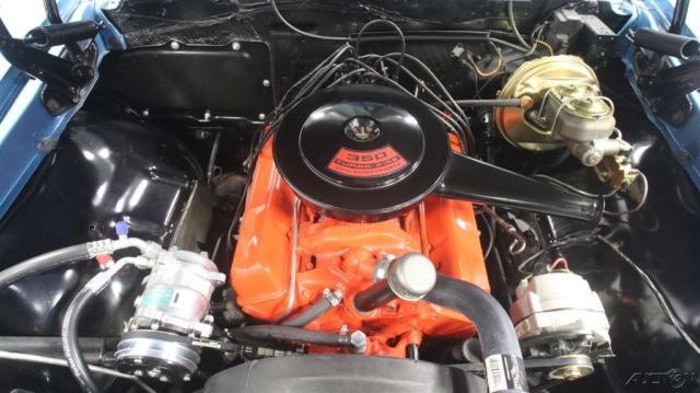 1967 Blue Chevrolet Malibu