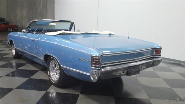 1967 Blue Chevrolet Malibu