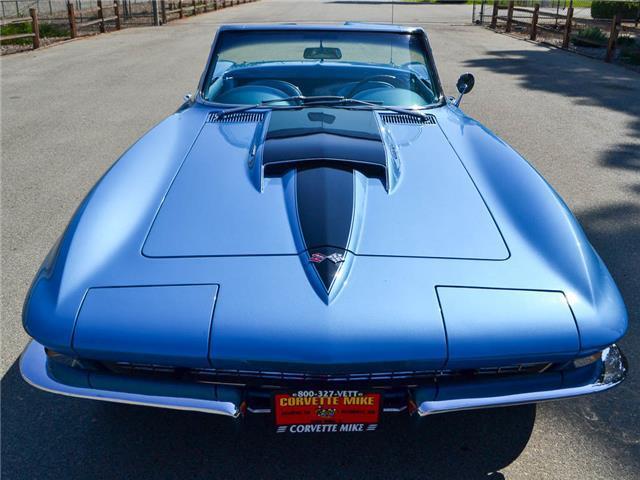 1967 Blue Chevrolet Corvette Convertible