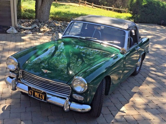 1967 Green Austin Healey Sprite Roadster