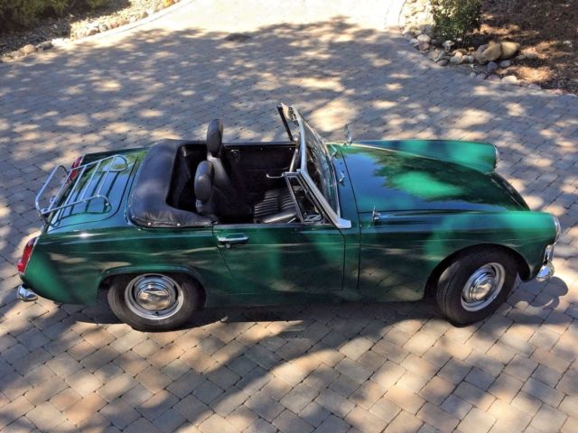1967 Green Austin Healey Sprite Roadster