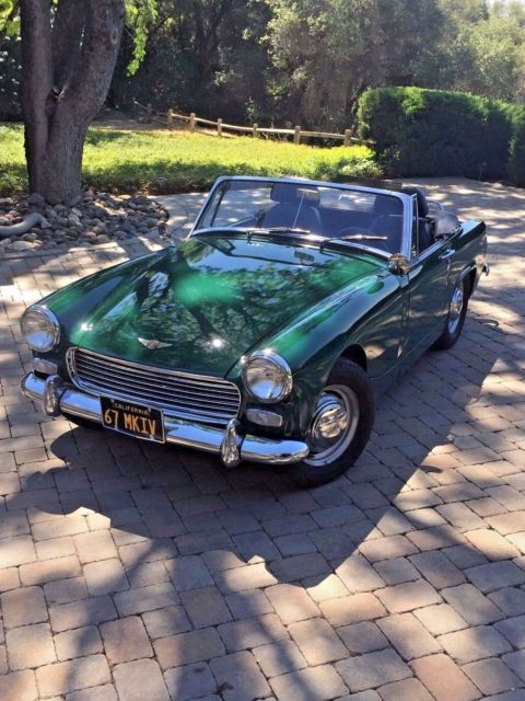 1967 Green Austin Healey Sprite Roadster
