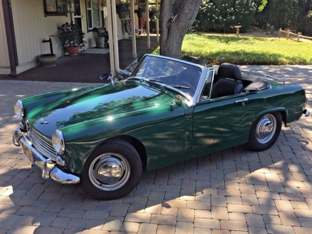 1967 Green Austin Healey Sprite Roadster