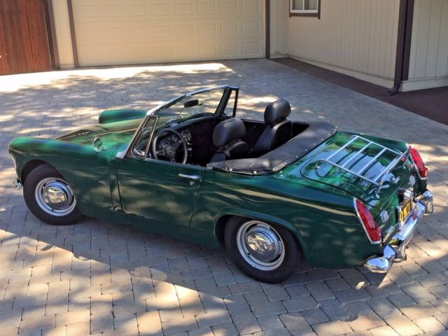 1967 Green Austin Healey Sprite Roadster