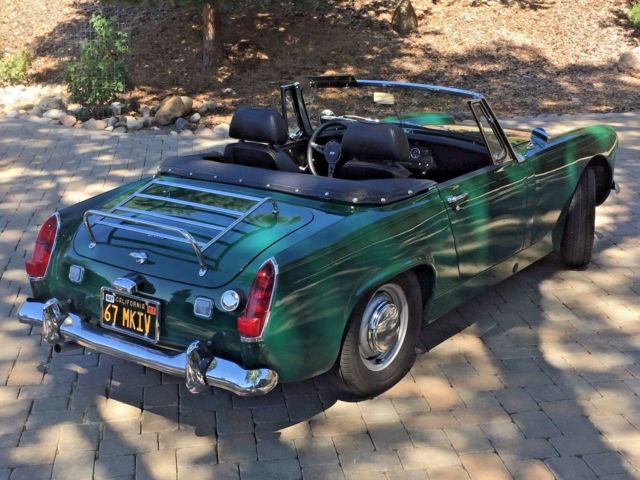 1967 Green Austin Healey Sprite Roadster