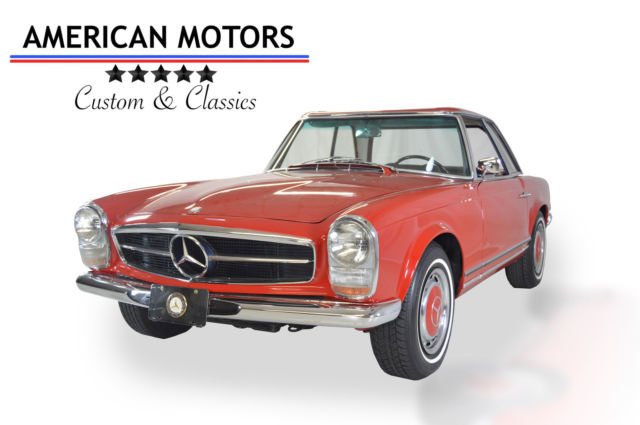 1967 Red Mercedes-Benz SL-Class Convertible