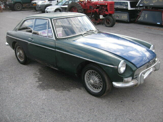 1967 Green MG MGB Coupe