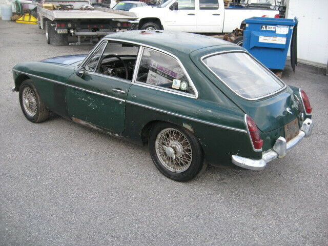 1967 Green MG MGB Coupe