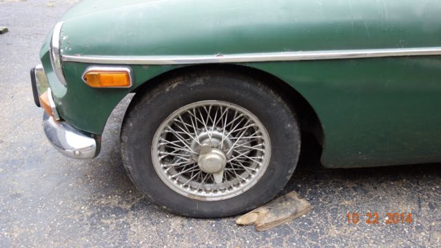 1967 Green MG MGB Convertible