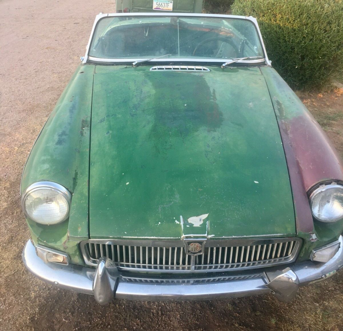 1967 Green MG MGB Convertible