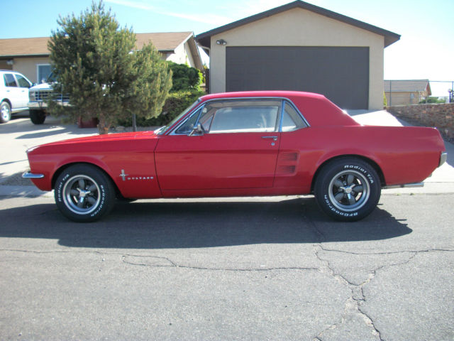 1967 Red Ford Mustang Coupe