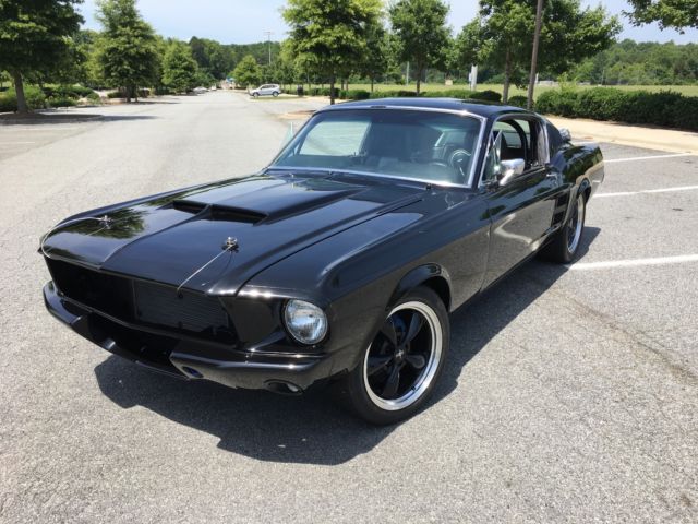 1967 Black Ford Mustang Fastback