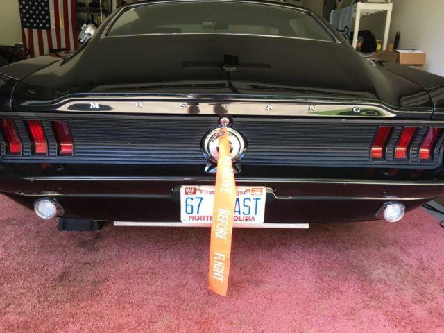 1967 Black Ford Mustang Fastback