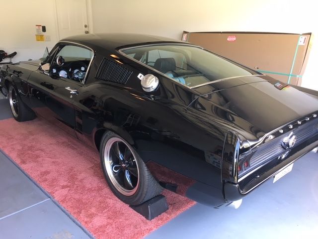 1967 Black Ford Mustang Fastback