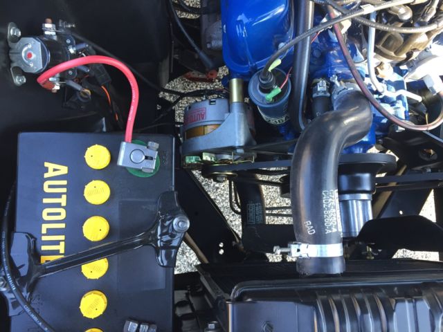 1967 Blue Ford Mustang