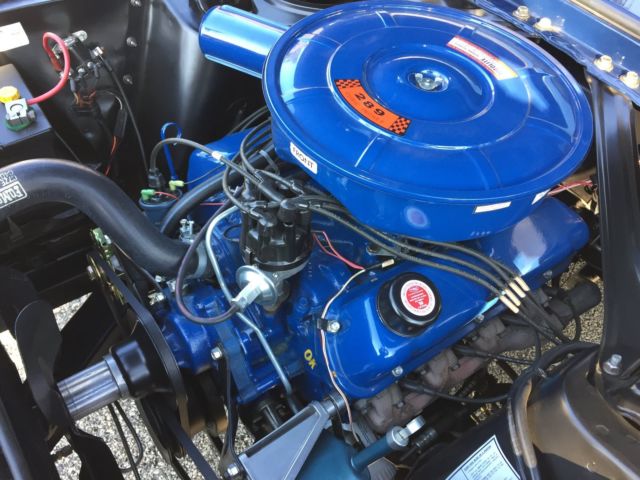 1967 Blue Ford Mustang