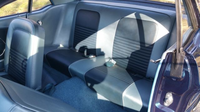 1967 Blue Ford Mustang