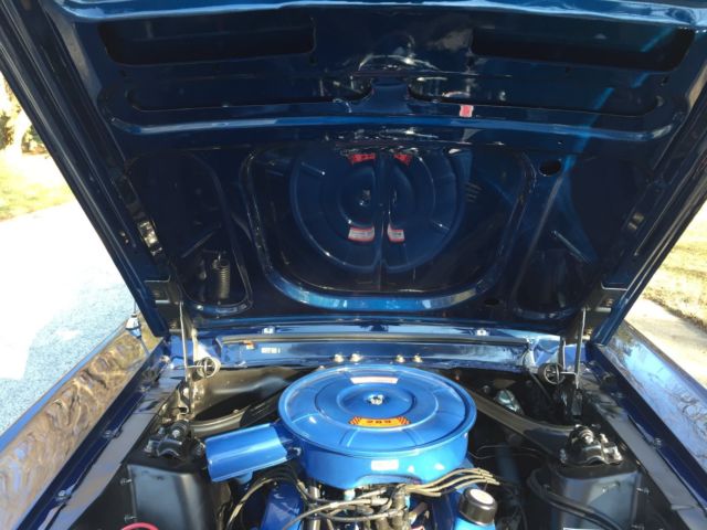 1967 Blue Ford Mustang