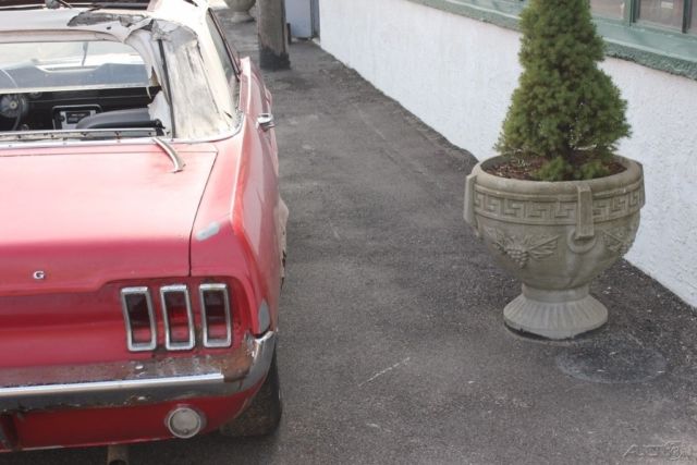 1967 Red Ford Mustang Convertible