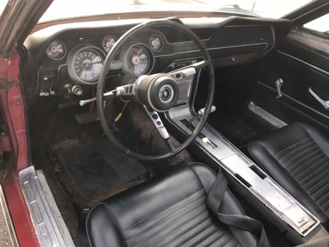 1967 Red Ford Mustang Convertible