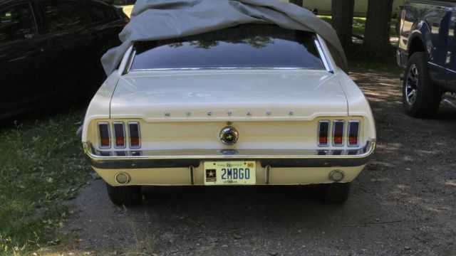 1967 White Ford Mustang Coupe