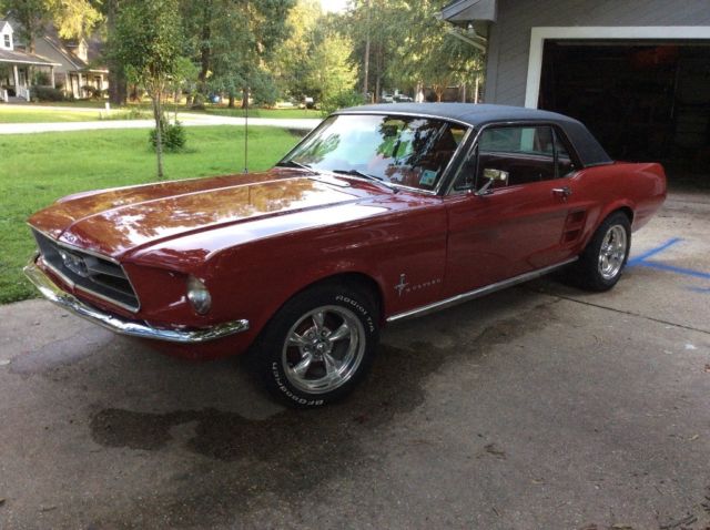 1967 Red Ford Mustang Coupe