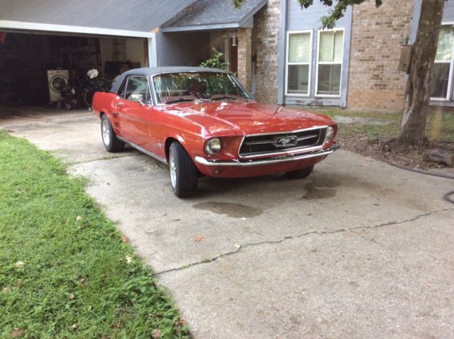 1967 Red Ford Mustang Coupe