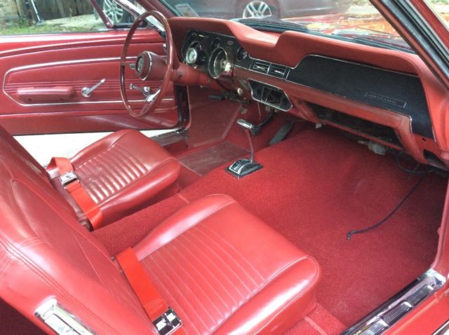 1967 Red Ford Mustang Coupe
