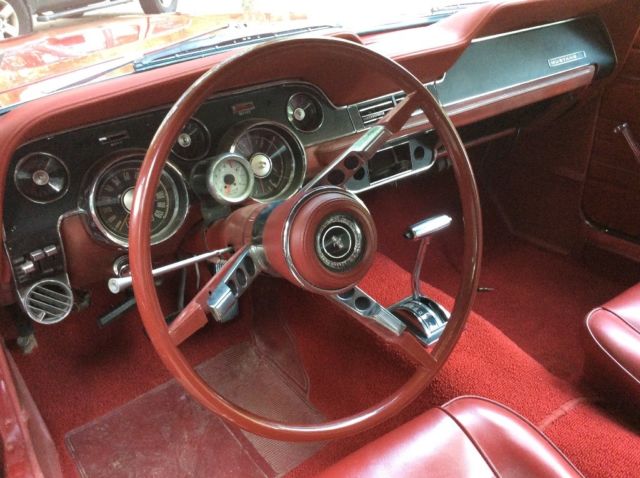 1967 Red Ford Mustang Coupe