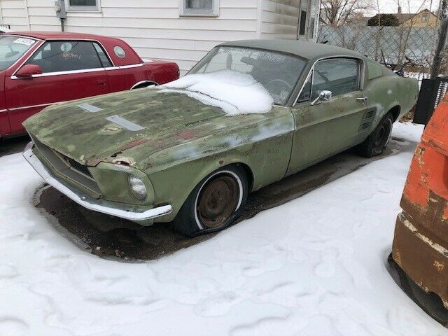 1967 Green Ford Mustang Fastback