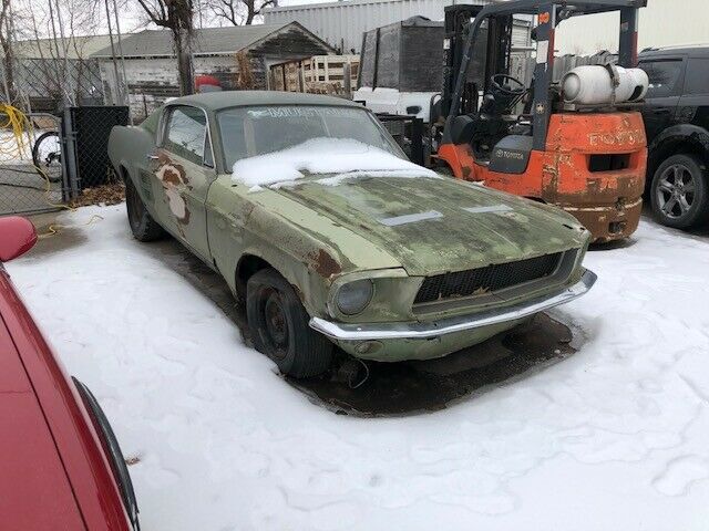 1967 Green Ford Mustang Fastback